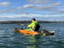 Rigged Fishing Kayak - Vibe Seaghost 110