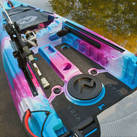 Deck Pad Kit fitted to a Vibe Yellowfin kayak