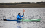 Paddling the Wavesport Hydra 145 touring kayak