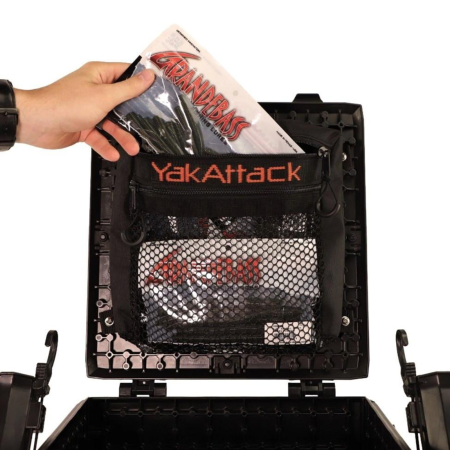YakAttack Mesh Storage Bag 13in fitted to 13x13 BlackPak Pro Lid