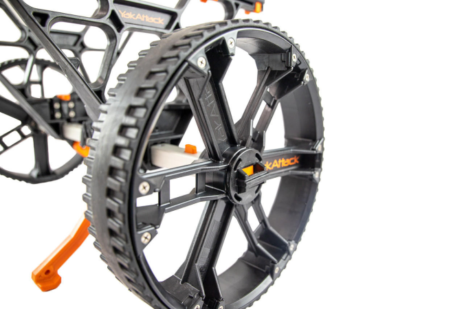 Yak Attack Tow-N-Stow Bunkster Cart - BeadLoc Wheels