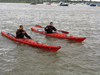 A Pair of Perception Essence Sea Kayaks