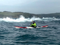 Paddling Coastal Swell in the Norse Bylgja off the Cornish Coast