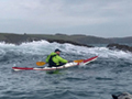 The Norse Bylgja holds its own in rough swelly conditions