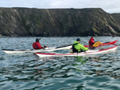 Exploring off of Gribben Head in Cornwall with the Norse Bylgja  