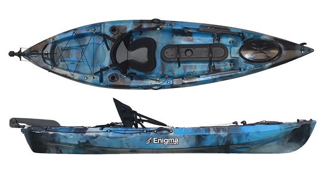 Enigma Kayaks Fishing Pro 10 in the Galaxy Colour - Fishing Kayak