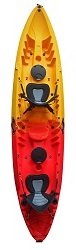 Enigma Kayaks Flow Duo in Flame Colour