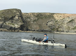 Staff Member Liam on his Hobie Revolution 16