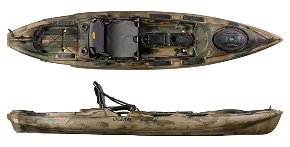 Big Game 2 from Ocean Kayak in Brown camo