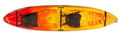 Ocean Kayak Malibu 2 in Sunrise Colour