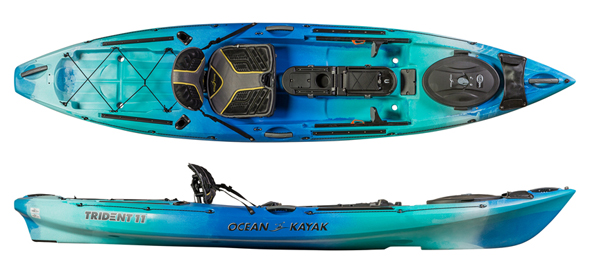Ocean Kayak Trident 11 Angler in Seaglass