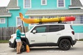 Ocean Kayak Malibu 11.5 Kayak on a car roof rack