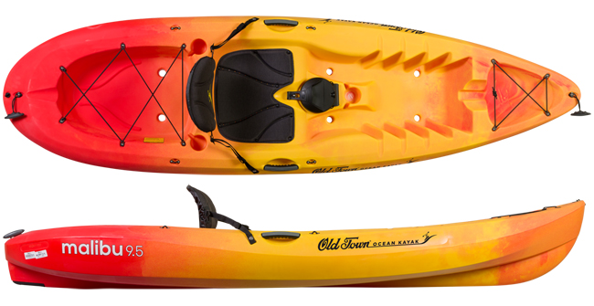 Ocean Kayak Malibu 9.5 Solo Sit On Top Kayak