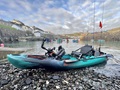 Old Town Sportsman Salty PDL kayak in a harbour in Cornwall