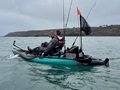 Kayak fishing with the Old Town Sportsman Salty PDL in Cornwall UK