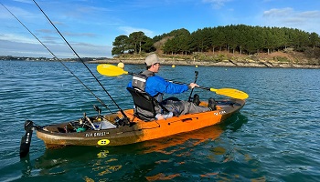 Kayak Fishing Lake. Image & Photo (Free Trial) | Bigstock
