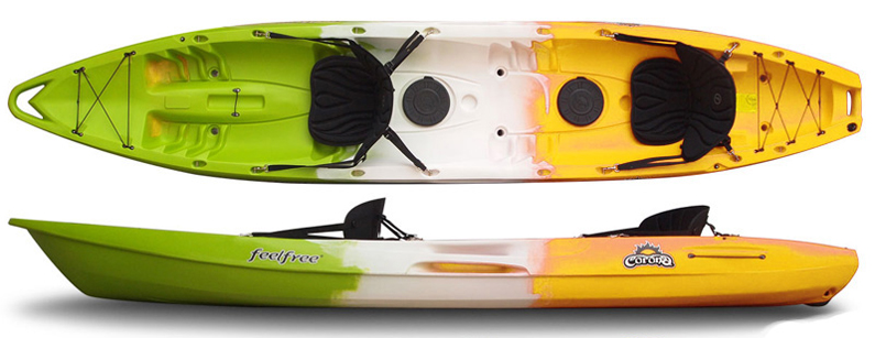 Feelfree Corona sit on top tandem double kayak