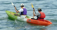 Paddling the FeelFree Corona Tandem Sit On Top Kayak