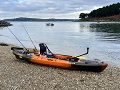 Rigged Fishing Kayak - Vibe Seaghost 110