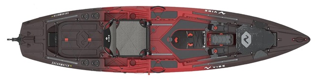 Vibe Shearwater 125 with X-Drive in Tsunami Red