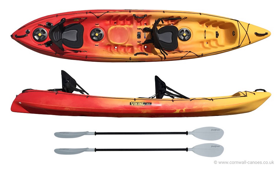 Viking 2+1 Tandem Sit On Top Kayak