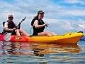 Viking 2+1 Family Tandem Kayak being paddled by 3 people