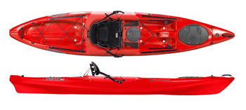 Wilderness Systems Tarpon 120 E Sit On Top Kayak Red