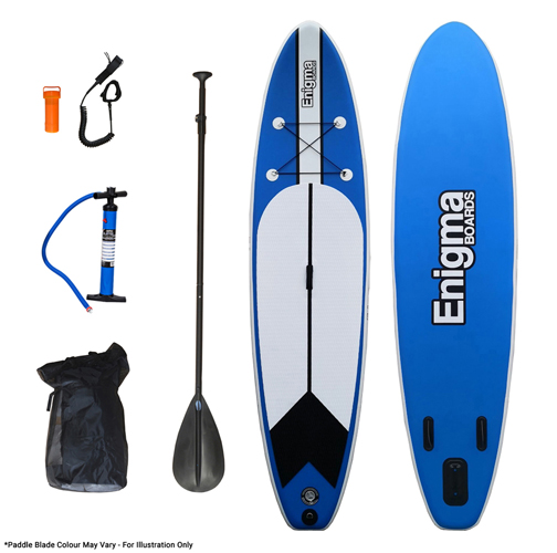 Enigma 11ft Blue Inflatable Stand Up Paddle Board Package Deal