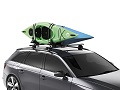 Thule Hull A Port XTR upright with two kayaks
