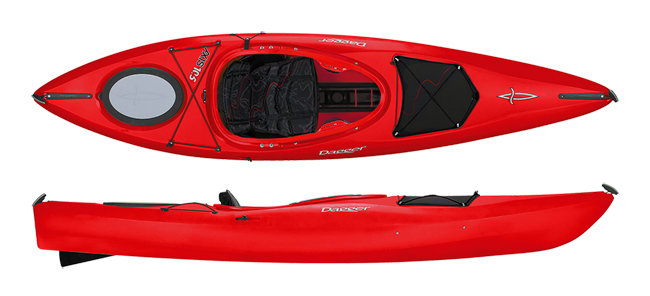Dagger Axis E 10.5 Touring Kayak in Red