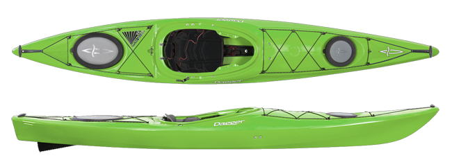 Dagger Stratos 12.5 Touring Kayak in Lime