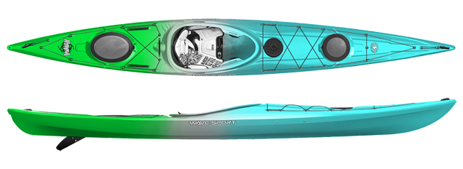 Wavesport Hydra - CORE WhiteOut - Touring Kayak