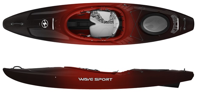 Wavesport Ethos Kayak in Cherry Bomb Colour