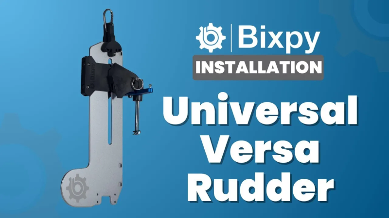 Video of a Bixpy Versa Rudder installed to a kay