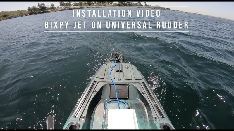 Bixpy Universal Rudder adaptor Video